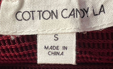 Load image into Gallery viewer, Cotton Candy LA Womens Burgundy Sleeveless Pullover Mini Dress Size S With Tag