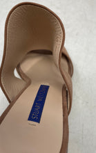 Load image into Gallery viewer, Stuart Weitzman Womens Cecile Brown Suede Block Heel Slide Sandals Size 5