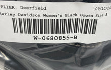 Load image into Gallery viewer, Harley-Davidson Womens Express Lane 84008 Black Leather Lace-Up Biker Boots Sz 8