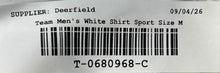 Load image into Gallery viewer, Nike Mens White Short Sleeve Collared Golf Polo Shirt Size Medium