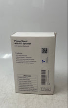 Load image into Gallery viewer, Jteman L9 Phone Stand With Bluetooth Speaker & Subwoofer Black Not Tested