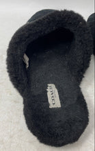 Load image into Gallery viewer, Coach Womens Black Signature Suede Faux Shearling Sherpa Mule Flats Size 11