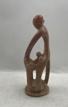 Load image into Gallery viewer, Soapstone Brown Abstract Family Figurine Home Decor Collectible Sculpture