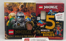 Load image into Gallery viewer, Lot Of 3 Pcs Lego Mixed Ninjago Encyclopedia Hardcover Books Missing Figurines
