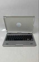 Load image into Gallery viewer, Silver Bluetooth Keyboard Case Rotatable Hard Shell For Apple iPads Not Tested