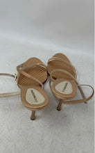 Load image into Gallery viewer, BCBGMaxazria Womens Beige Quilted Open Toe Stiletto Strappy Heels Size 8.5B