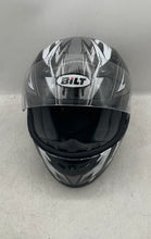 Load image into Gallery viewer, BILT Unisex Multicolor Adjustable Full Face Motorcycle Helmet Size Large