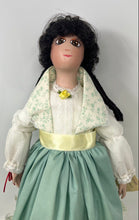 Load image into Gallery viewer, VTG Bobbie And Bill Schlegel Of Rainbows & Things Green White Dress Doll w/Tag