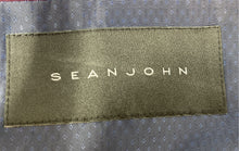 Load image into Gallery viewer, Sean John Mens Blue Long Sleeve Pockets Notch Lapel Two-Button Blazer Size 50R