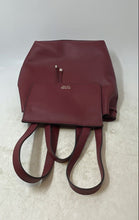 Load image into Gallery viewer, Guess Womens Naya Burgundy Leather Asjustable Shoulder Strap Flap Backpack