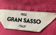 Load image into Gallery viewer, Gran Sasso Mens Pink Cotton Short Sleeve Spread Collar Polo Shirt Size 50