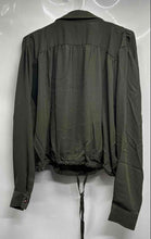 Load image into Gallery viewer, Asos Womens Green Collared Long Sleeve Button-Front Blouse Top Size 14
