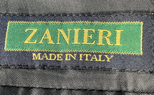 Load image into Gallery viewer, Zanieri Mens Dark Blue Wool Single Breasted Three-Button Blazer Jacket Size 42R