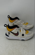 Load image into Gallery viewer, Nike Unisex Kids Team Hustle D11 FJ7688-101 White Low Top Sneakers Shoes Size 6Y