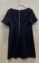 Load image into Gallery viewer, Tommy Hilfiger Womens Dark Blue Short Sleeve Round Neck Zipper Shift Dress 10P