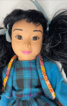 Load image into Gallery viewer, Children Of America Doll Mia Long Rooted Black Hair Brown Eyes Fashion Doll