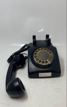 Load image into Gallery viewer, Antique Black Classical 1921 Rotary Dial Series Telephone Not Tested