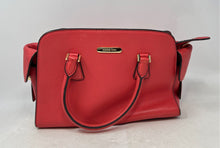 Load image into Gallery viewer, Michael Kors Womens Harper Pink Pebbled Leather Double Handle Satchel Handbag