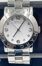 Load image into Gallery viewer, Authentic Marc By Marc Jacobs Women's Silver-Tone White Dial Watch