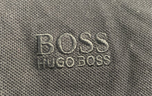 Load image into Gallery viewer, Hugo Boss Mens Black Cotton Short Sleeve Collared Polo Shirt Size Large