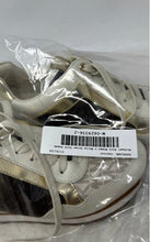 Load image into Gallery viewer, Michael Kors Womens White Brown Gold Lace-Up Sneakers Shoes Size 6.5M