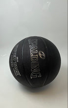 Load image into Gallery viewer, Spalding Super Tack Pro Black Composite Leather 28.5-Inch Basketball Ball Size 6