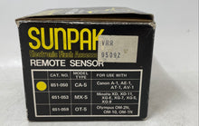 Load image into Gallery viewer, Sunpak Electronic Remote Sensor For Use With Auto 522 Thyristor Untested