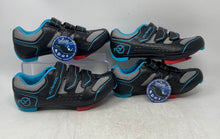 Load image into Gallery viewer, Lot Of 2 Pair Flywheel Womens Fly Fierce Black Gray Cycling Shoes Sz EU 37 W/Tag