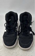 Load image into Gallery viewer, Adidas Kids Hoops 2.0 Mid FY6468 Black White Lace-Up Sneaker Shoes Size 4.5