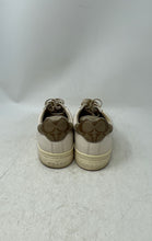Load image into Gallery viewer, Coach Womens Clip Low Top Beige Lace-Up Sneaker Shoes Size 7.5B