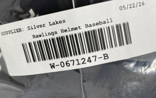 Load image into Gallery viewer, Rawlings Unisex Kids RCFH Black MLB Logo Face Guard Baseball Helmet Size 6.5-7.5