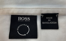 Load image into Gallery viewer, Hugo Boss Mens White Botanical Logo Cotton Short Sleeve Graphic T-Shirt Size L