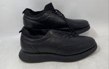 Load image into Gallery viewer, Bruno Marc Mens MaxFlex Black Leather Round Toe Oxford Dress Shoes Size 10