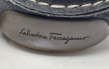 Load image into Gallery viewer, Authentic Salvatore Ferragamo Mens Black Moccasin Shoes Size 9.5 2E Damaged