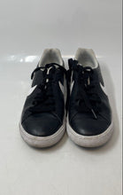 Load image into Gallery viewer, Nike Mens Court Tour Black White Leather Round Toe Lace-Up Sneaker Shoes Size 8