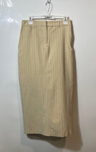 Load image into Gallery viewer, Maison d'Amélie Paris Womens Beige Stripe 2 Piece Vest And Skirt Set Size 4