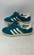 Load image into Gallery viewer, Adidas Mens Gazelle IG1061 Blue Low Top Lace-Up Sneaker Shoes Size 3.5