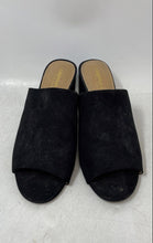 Load image into Gallery viewer, Christian Siriano Womens Black Open Toe Slip-On Block Slide Sandals Size 8