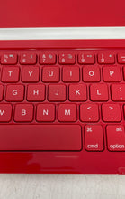 Load image into Gallery viewer, Logitech Red Bluetooth Portable Ultra Thin Keyboard Cover Case Untested
