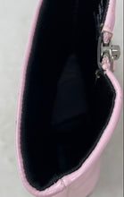 Load image into Gallery viewer, Asos Womens Pink Leather Side Zip Round Toe Block Heel Ankle Booties Size 11