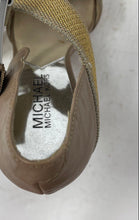 Load image into Gallery viewer, Michael Kors Womens Brown Open Toe Stiletto Platform Sandals Size 5