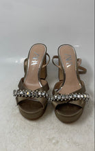 Load image into Gallery viewer, Zara Womens Brown Open Toe Block Platform Ankle Strap Heels Size 37