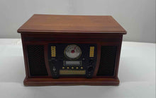 Load image into Gallery viewer, Innovative Technology ITVS-750 Recordable CD Player Wooden Turntable Not Tested