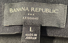 Load image into Gallery viewer, Banana Republic Womens Black Elastic Waist High-Rise Ankle Leggings Size Large