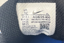 Load image into Gallery viewer, Nike Kids Team Hustle D 9 AQ4226-400 Blue Hook & Loop Sneaker Shoes Size 9C