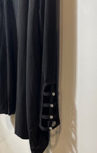 Load image into Gallery viewer, Love Scarlett Womens Black Long Sleeve Open Front Cardigan Sweater Sz 2X W/ Tags