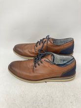 Load image into Gallery viewer, Sonoma Goods For Life Mens Freer Brown Blue Lace-Up Oxford Dress Shoes Size 10M
