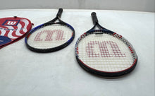 Load image into Gallery viewer, Wilson Spirit And Match Point 2-Piece Pro Sporting Tennis Racquets With Case