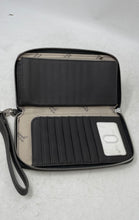 Load image into Gallery viewer, Jewell By Thirty-One Womens Gray Credit Card Slots Zip-Around Wallet