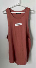 Load image into Gallery viewer, Bershka Mens Brown Cotton Sleeveless Scoop Neck Pullover Tank Top Size XS
